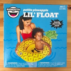 Toddler pineapple pool floatie